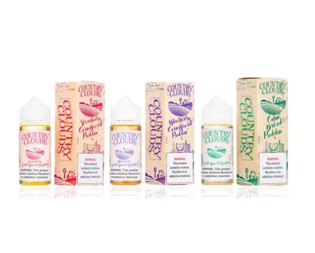 Country Clouds E-Liquid - Corn Bread Puddin'- 100mL - Image 4