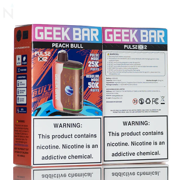 Geek Bar Pulse X2 50K 50000 Puffs Disposable Vape - 18mL - Image 3