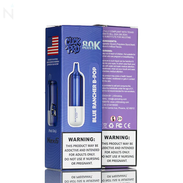 L&A Click Pro 80K Replacement Pods - 22mL - Image 3