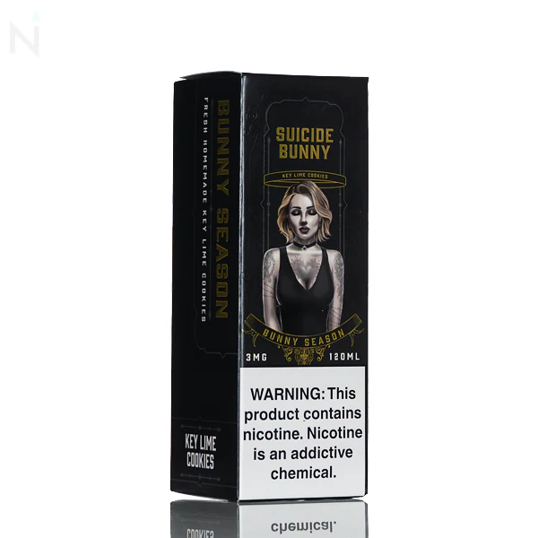Suicide Bunny E-Liquid - Bunny Season (Key Lime Cookie) - 120ml - Image 3
