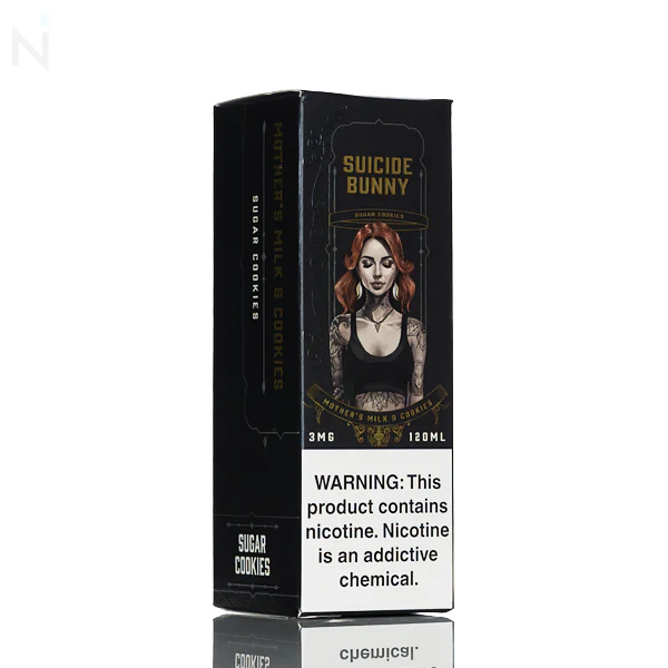 Suicide Bunny E-Liquid - Mother's Milk and Cookies (Sugar Cookie) - 120ml - Image 3