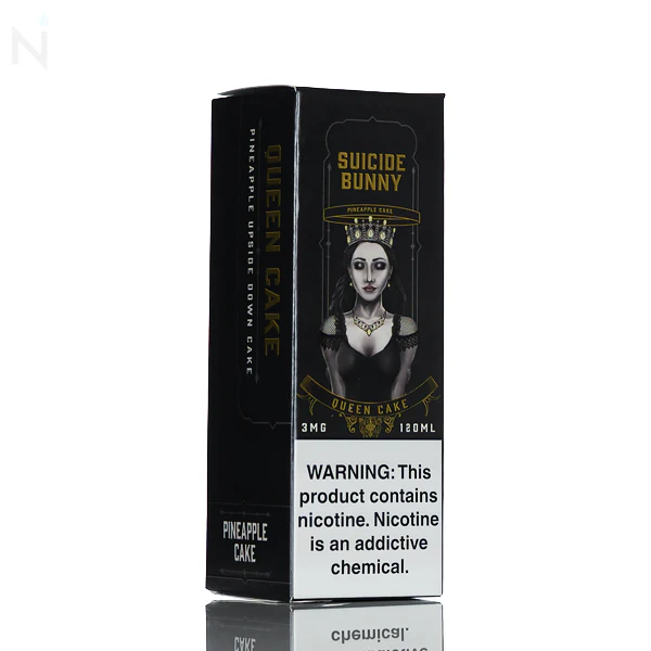 Suicide Bunny E-Liquid - Queen Cake (Pineapple Cake) - 120ml - Image 3